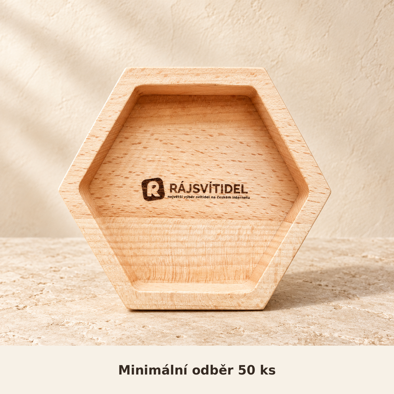 Promo dárek dřevěná miska Hexagon